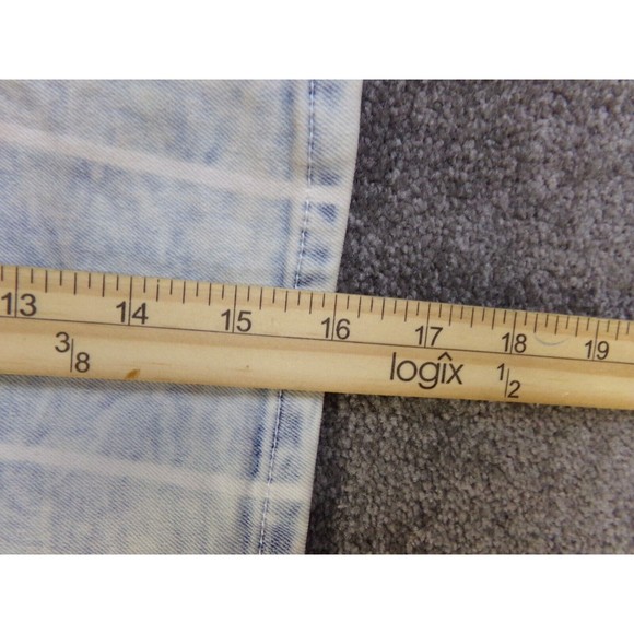 Jolt women's Jean skirt stripe white wash size XS - Picture 8 of 8